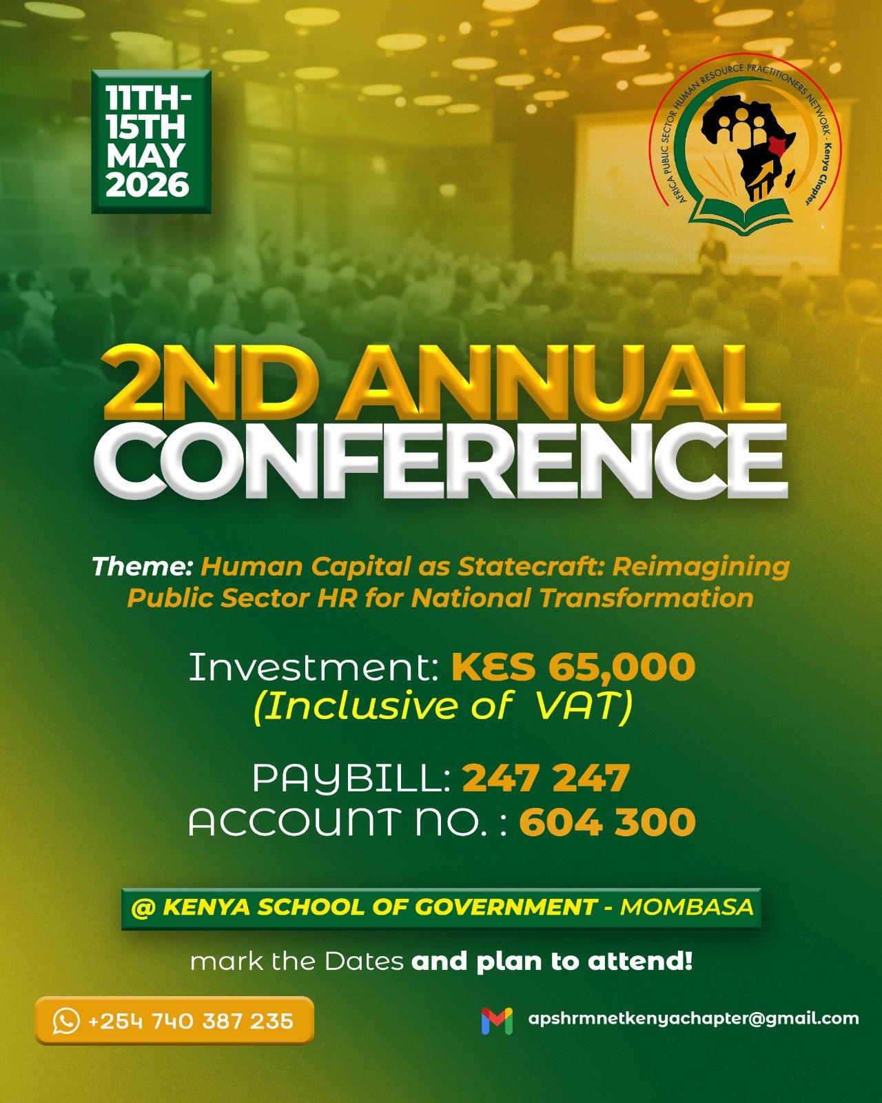 2nd Annual APSHRPNET Kenya Conference